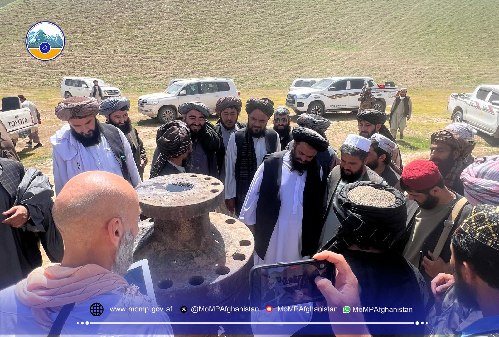 د کانونو او پټرولیم وزارت سرپرست د فاریاب له کاني سیمو لیدنه وکړه