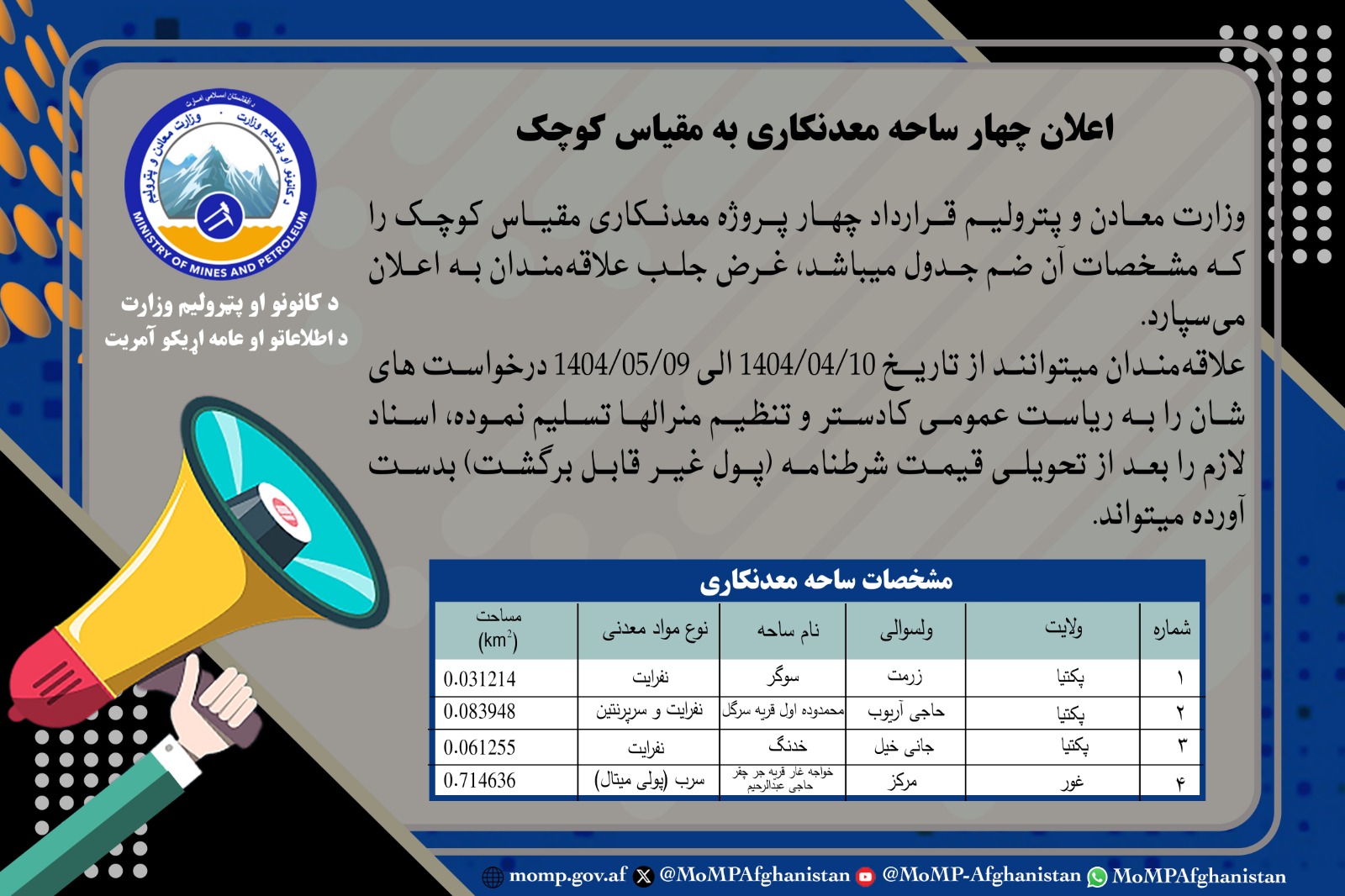 اعلان