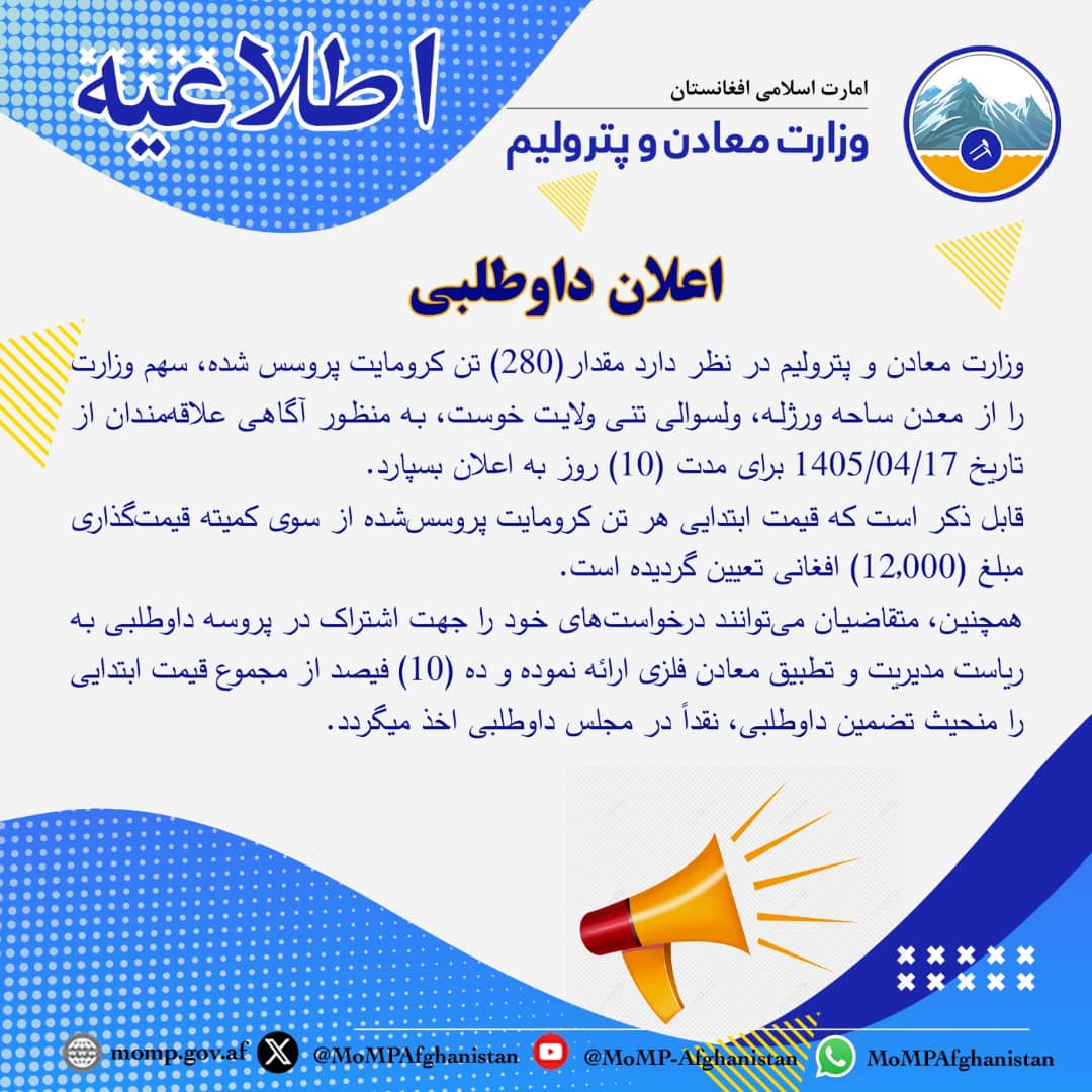 اعلان داوطلبی