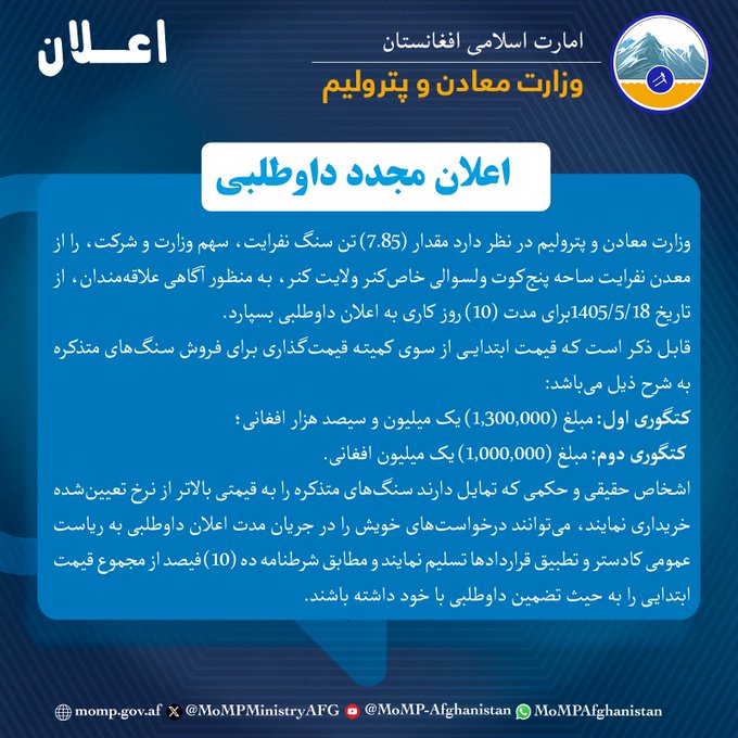 اعلان مجدد داوطلبی