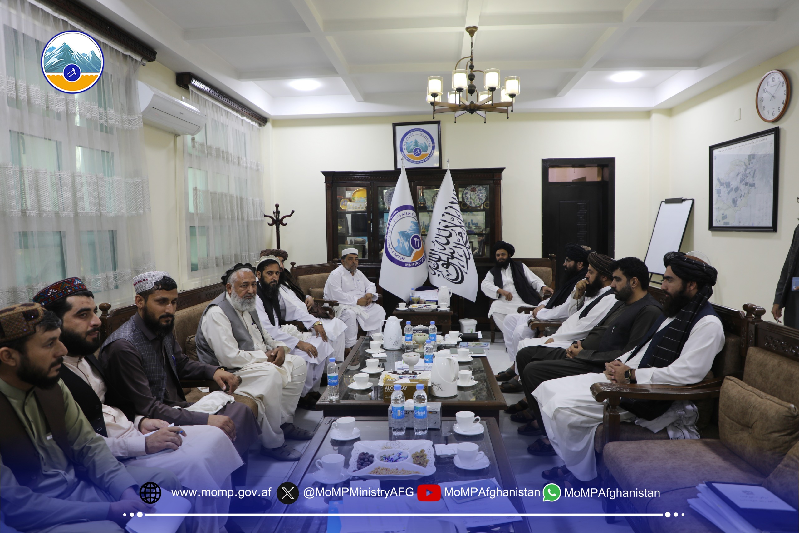 د پروان ولایت د باریت کان د کېندنې او پروسس تړون لاسلیک شو